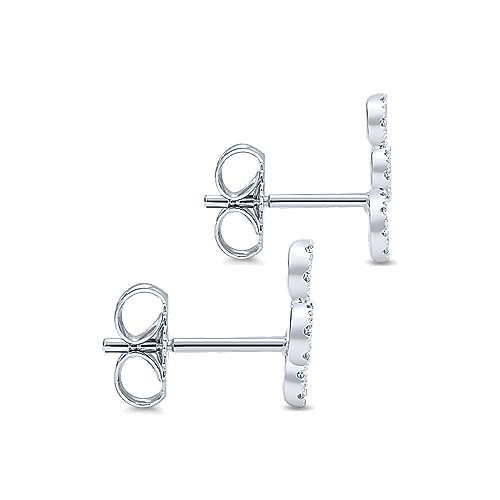Gabriel & Co. 14k White Gold Triple Round Loop 0.21ct Diamond Stud Earrings EG13179W45JJ