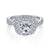Gabriel & Co 14K White-Rose Gold Cushion Cut Diamond Halo Engagement Ring ER14894C8T44JJ