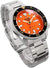 Seiko 5 Sports Automatic SRPD59 Orange Dial Day Date Steel Bracelet Men's Watch