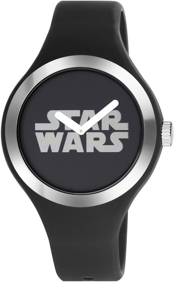 AM:PM Star Wars Unisex Watch Black Silicone Strap SP161-U389