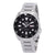 Seiko 5 Sports Automatic SRPD55 Black Dial Day Date Steel Bracelet Men's Watch