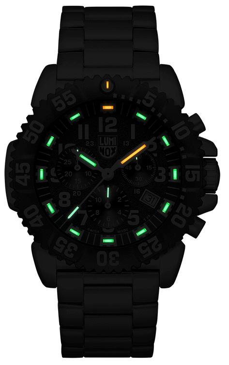 Luminox 3182.BO Mens Navy SEAL Steel Colormark Chronograph Watch