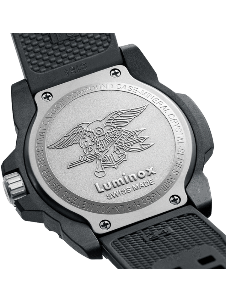 Luminox 3501 Navy Seal Black Dial Rubber Strap 45mm Case Men's Watch