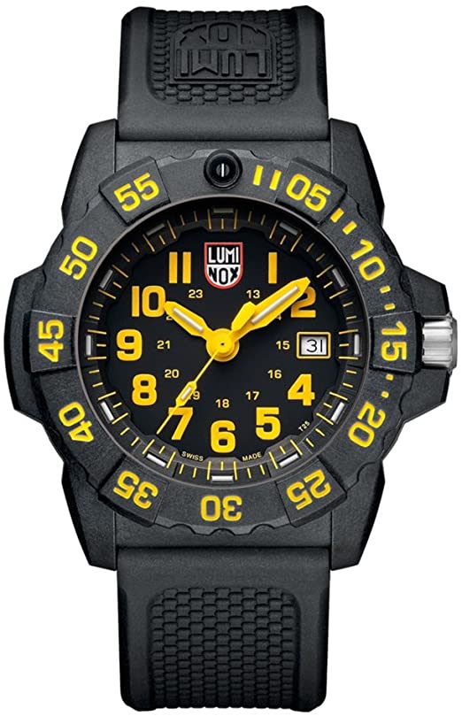 Luminox 3505 Navy Seal Quartz Movement Black Dial Men&#39;s Watch