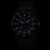 Luminox 3801 Carbon Seal Black Dial Rubber Strap Watch