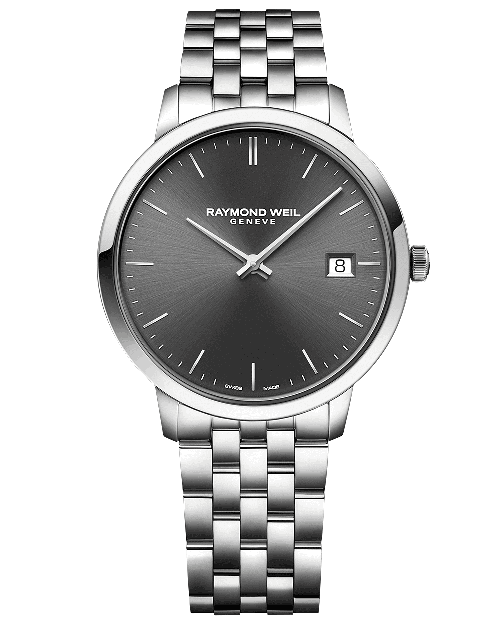 Raymond Weil Toccata 5585-ST-60001 Quartz Grey dial 42mm Watch