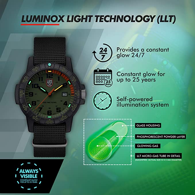 Luminox 0337 Leatherback Sea Turtle Giant Nylon Strap Watch