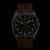 Luminox 9427 P-38 Lightning 2 Time Zone Pilot Brown Leather Strap Watch