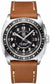 Luminox 9427 P-38 Lightning 2 Time Zone Pilot Brown Leather Strap Watch