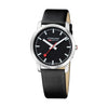 Mondaine A638.30350.14SBB Simply Elegant Black Leather Watch
