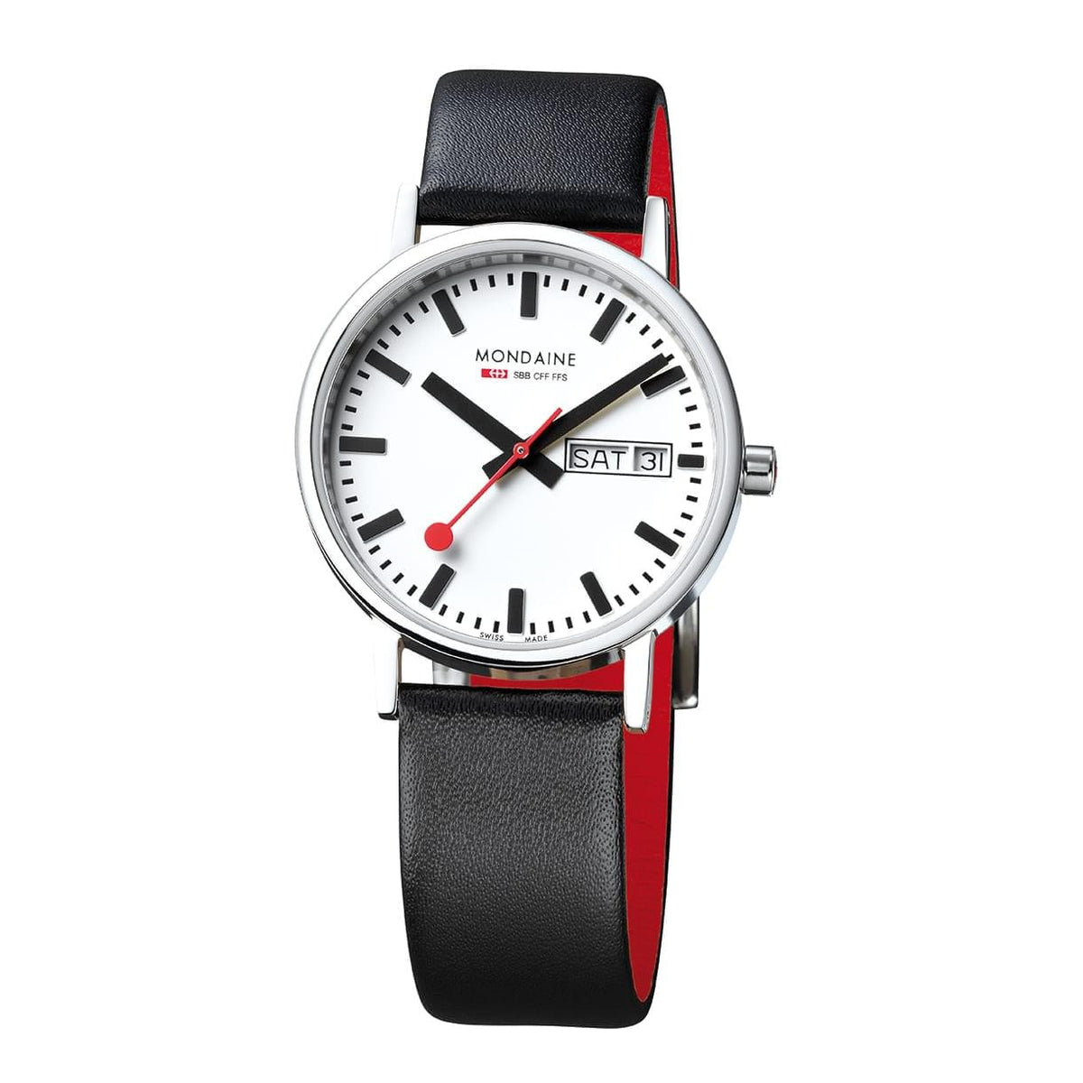 Mondaine A667.30314.11SBB Classic Leather Strap Watch