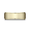 Benchmark CF68321Y Yellow 14k 8mm Men's Wedding Band Ring