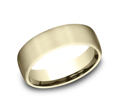 Benchmark CF716561Y Yellow Gold 14k 6.5mm Men&#39;s Wedding Band Ring