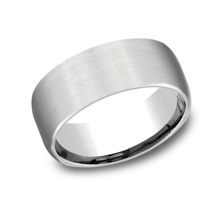 Benchmark CF71961W White Gold 14k 9mm Men's Wedding Band Ring