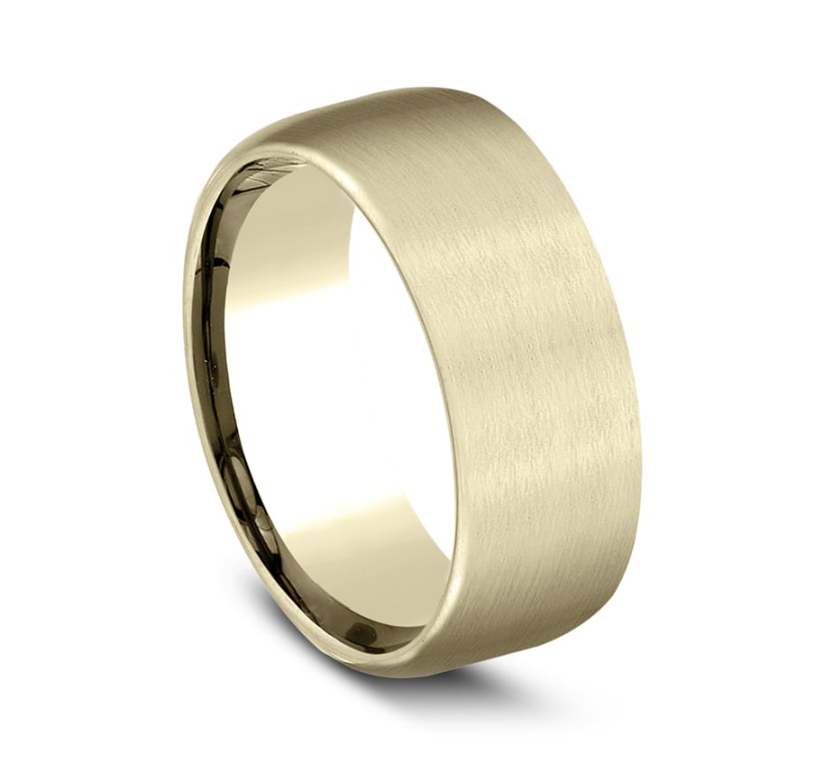 Benchmark CF71961Y Yellow Gold 14k 9mm Men's Wedding Band Ring