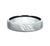 Benchmark CF755044W White 14k 5.5mm Men's Wedding Band Ring