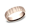 Benchmark CF765617R Rose 14k 6.5mm Men's Wedding Band Ring