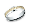 Benchmark CF816626 Multi Color Gold 14k 6mm Men's Wedding Band Ring