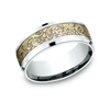 Benchmark CF818648 Multi Color 14k 8mm Men's Wedding Band Ring