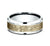 Benchmark CF818648 Multi Color 14k 8mm Men's Wedding Band Ring