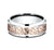 Benchmark CF838393 Multi Color 14k 8mm Men's Wedding Band Ring