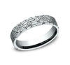 Benchmark CF845374W White 14k 5mm Men's Wedding Band Ring