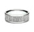 Benchmark CF847635W White Gold 14k 7mm Men's Wedding Band Ring