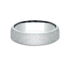 Benchmark CF856625W White 14k 6mm Men's Wedding Band Ring