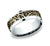 Benchmark CFBP818611 Multi Color Gold 14k 8mm Men's Wedding Band Ring