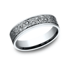 Benchmark CFBP846615W White 14k 6mm Men's Wedding Band Ring