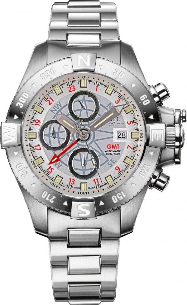 BALL DC2036C-S-WH Hydrocarbon Spacemaster Orbital II Watch