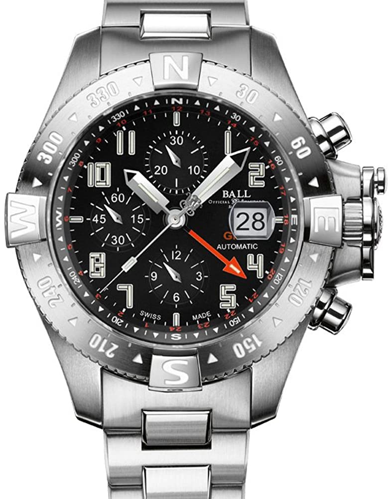 BALL DC3036C-SA-BK Hydrocarbon Spacemaster Orbital II Watch