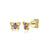 Gabriel & Co. 14K Yellow Gold Amethyst Marquise Butterfly Stud Earrings EG10052Y4JAM