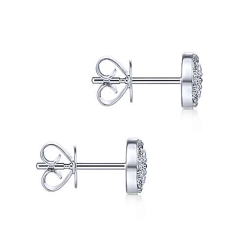 Gabriel & Co. 14K White Gold Fashion 0.04ct Diamond Earrings EG10597W45JJ