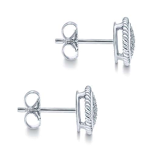 Gabriel & Co. 14K White Gold Fashion 0.19ct Diamond Earrings EG10893W45JJ