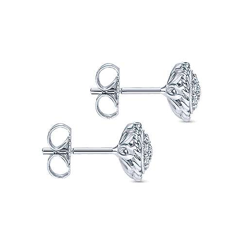 Gabriel & Co. 14K White Gold Fashion 0.28ct Diamond Earrings EG11563W45JJ