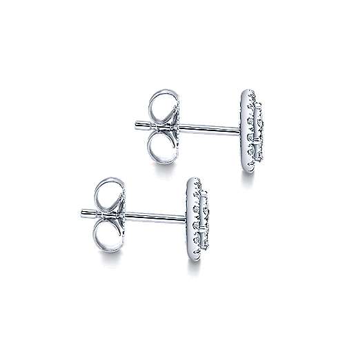 Gabriel & Co. 14k White Gold Double 0.52ct Diamond Halo Stud Earrings EG11685W45JJ