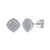 Gabriel & Co. 14K White Gold Fashion 0.32ct Diamond Earring EG12278W45JJ