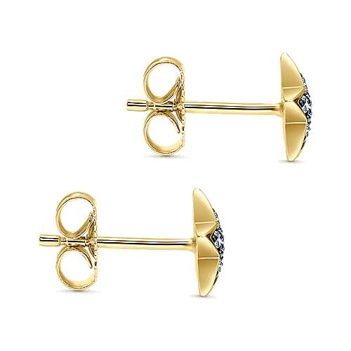 Gabriel & Co. 14K Yellow Gold Fashion 0.14ct Diamond Earrings EG12375Y45JJ