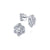 Gabriel & Co. 925 Sterling Silver Twisted Knot 0.04ct Diamond Stud Earrings EG12383SV5JJ