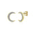 Gabriel & Co. 14k Yellow Gold Crescent Moon 0.13ct Diamond Stud Earrings EG12446Y45JJ