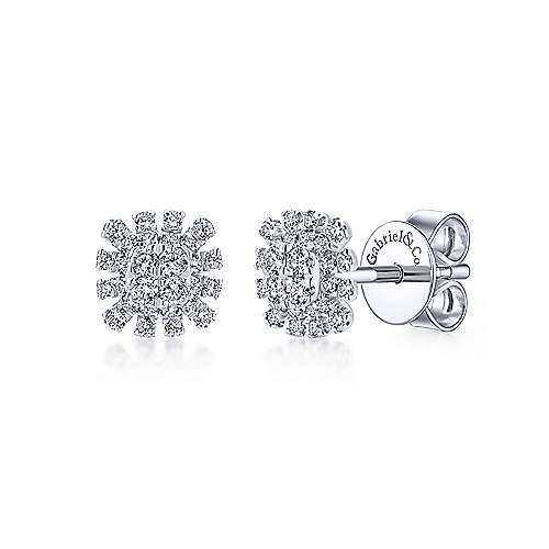 Gabriel & Co. 14K White Gold Fashion 0.28ct Diamond Earrings EG12893W45JJ