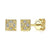 Gabriel & Co. 14k Yellow Gold 0.07ct Diamond Pyramid Stud Earrings EG13059Y45JJ