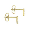 Gabriel & Co. 14k Yellow Gold Open Triangle 0.08ct Diamond Stud Earrings EG13060Y45JJ
