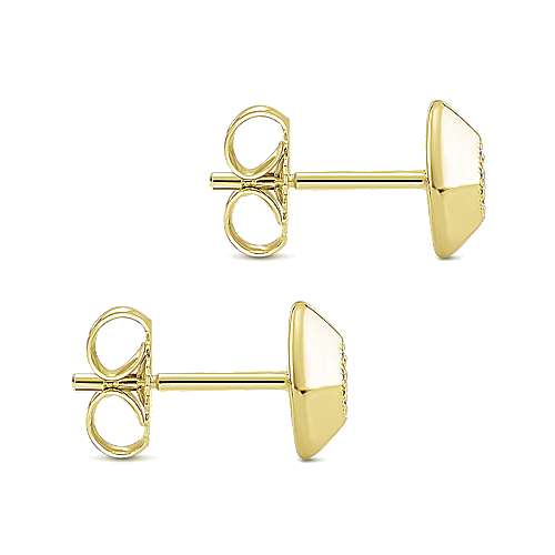 Gabriel & Co. 14K Yellow Gold Fashion 0.05ct Diamond Earrings EG13061Y45JJ