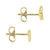 Gabriel & Co. 14k Yellow Gold Two Piece Arrow 0.09ct Diamond Stud Earrings EG13080Y45JJ