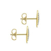 Gabriel & Co. 14k Yellow Gold Pave Diamond Spiked Stud Earrings EG13083Y45JJ