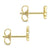 Gabriel & Co. 14K Yellow Gold Fashion 0.03ct Diamond Earrings EG13090Y45JJ