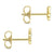 Gabriel & Co. 14K Yellow Gold Fashion 0.03ct Diamond Earrings EG13090Y45JJ