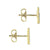 Gabriel & Co. 14k Yellow Gold 0.05ct Diamond Lightning Bolt Stud Earrings EG13098Y45JJ